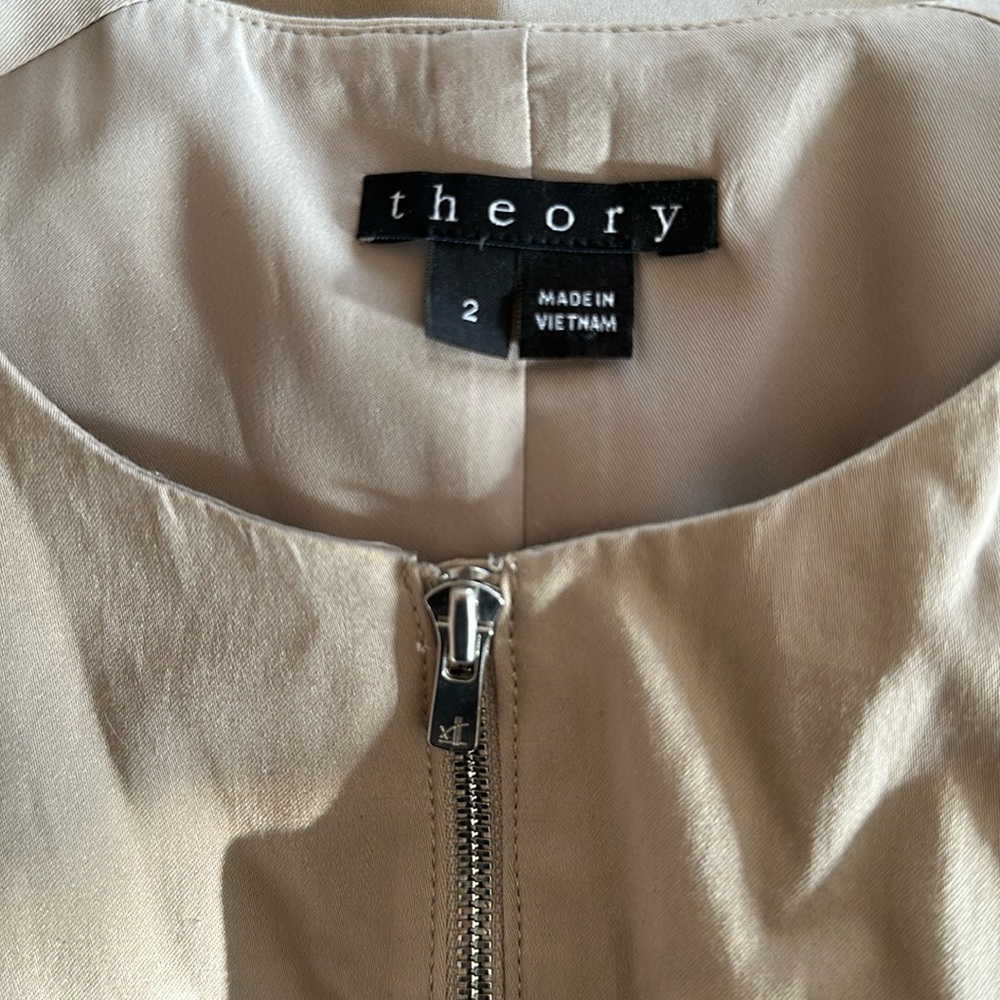 Theory zip-up dress